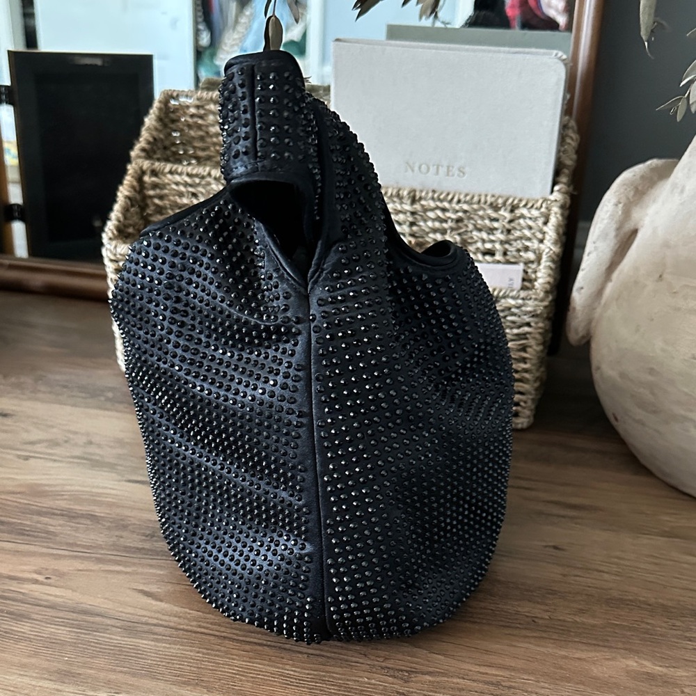 NWT J.Crew Black Santorini Handbag - Picture 5 of 6